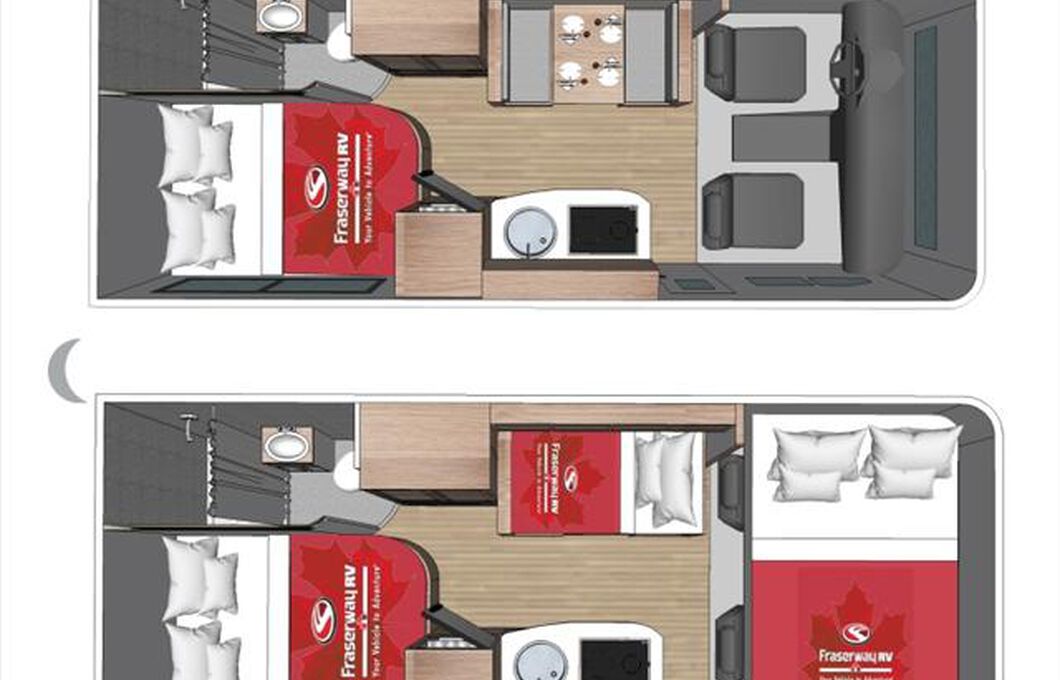 2021 ALP ADVENTURER 23RB*19, , floor-plans-day image number 0